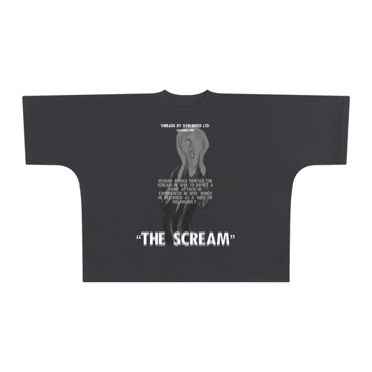 Oversized "THE SCREAM." Box Fit Tee