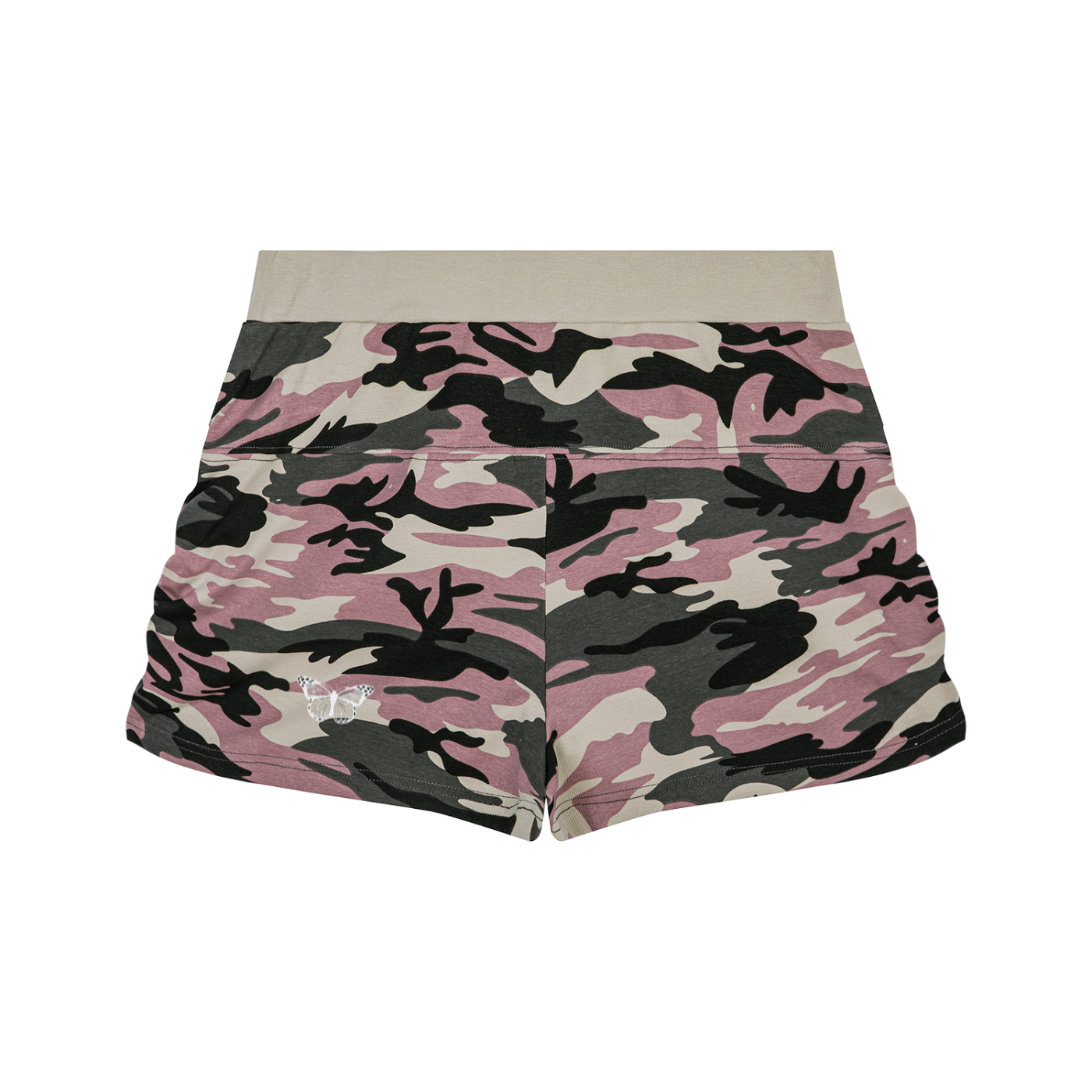 Women's "POCKET WATCH." Camo Shorts