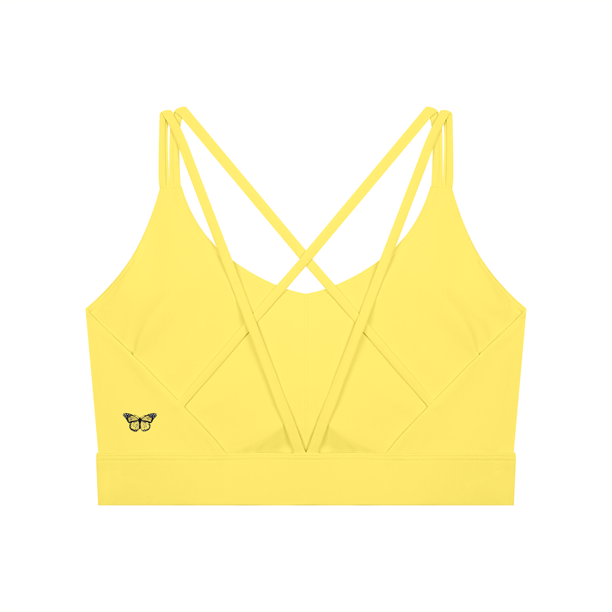 Women's Lycra "WANTED." Yoga Sport Bra