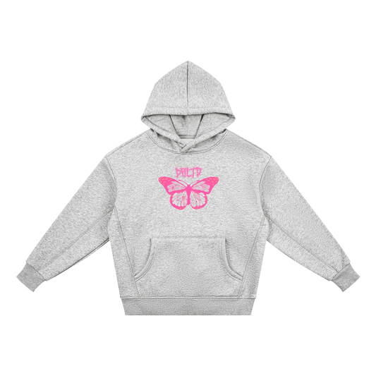"PINK BUTTERFLIES." Kids' Fleece Hoodie