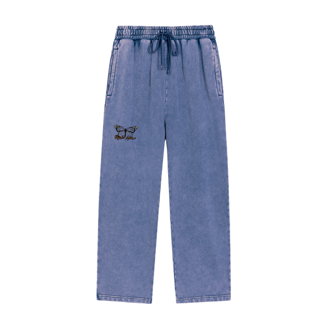 Washed Heavyweight "RUSH HOUR." Sweatpants
