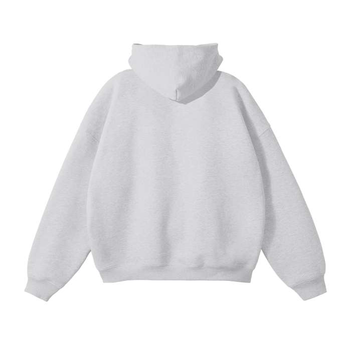 Oversized "THAT DAWG" Fleece Hoodie (GRAY)