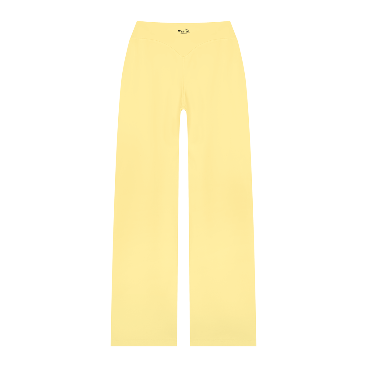 Women's "WANTED." High Waisted Straight Leg Yoga pants