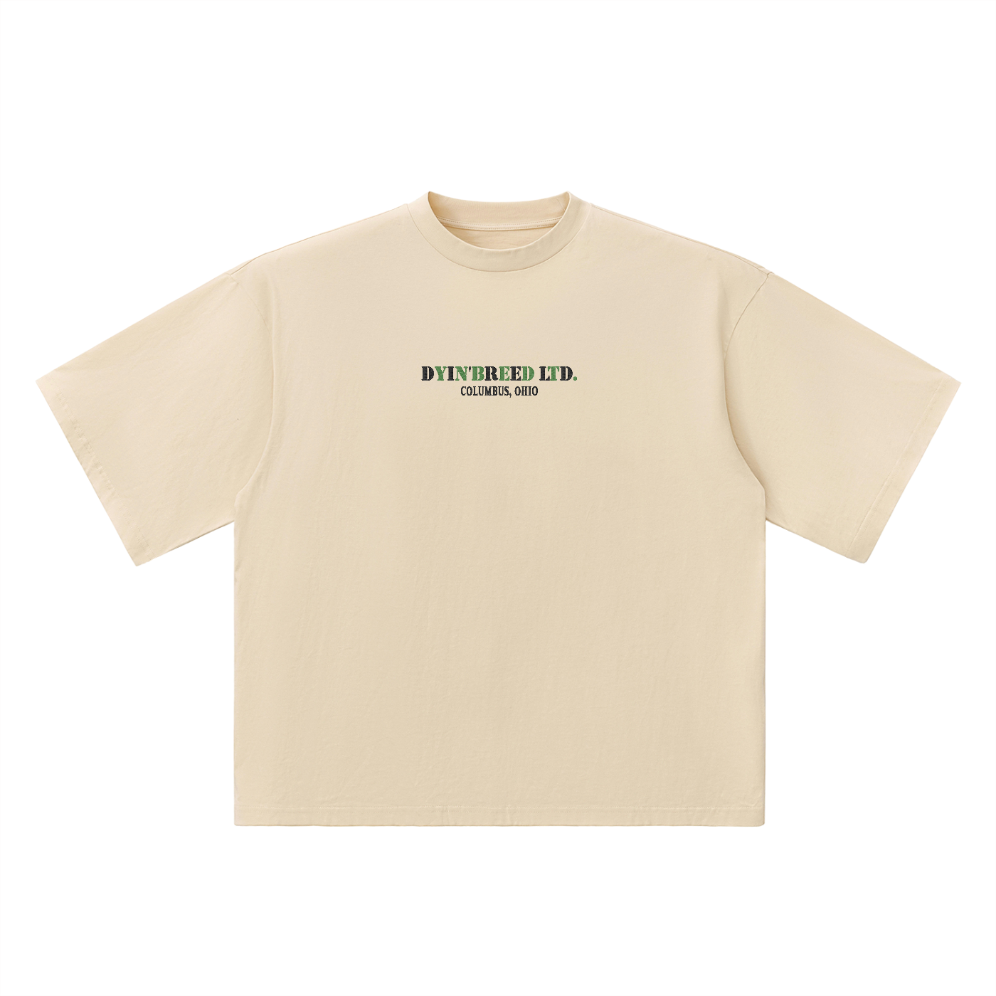 Oversized Drop Shoulder "ARMY." Tee
