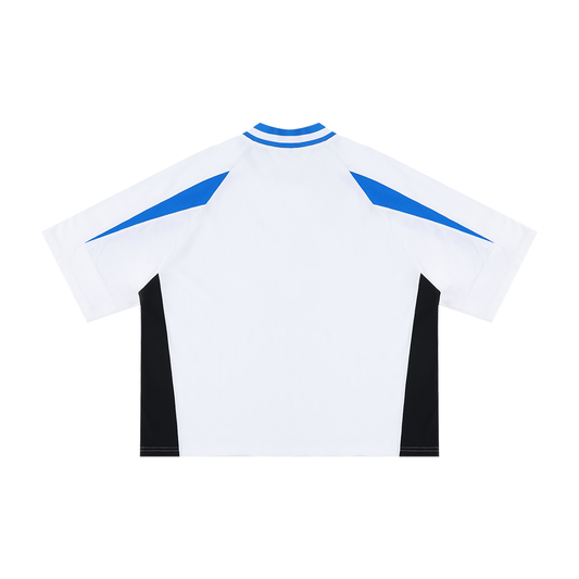 Oversized "SOCCER CLUB." V-Neck Jersey