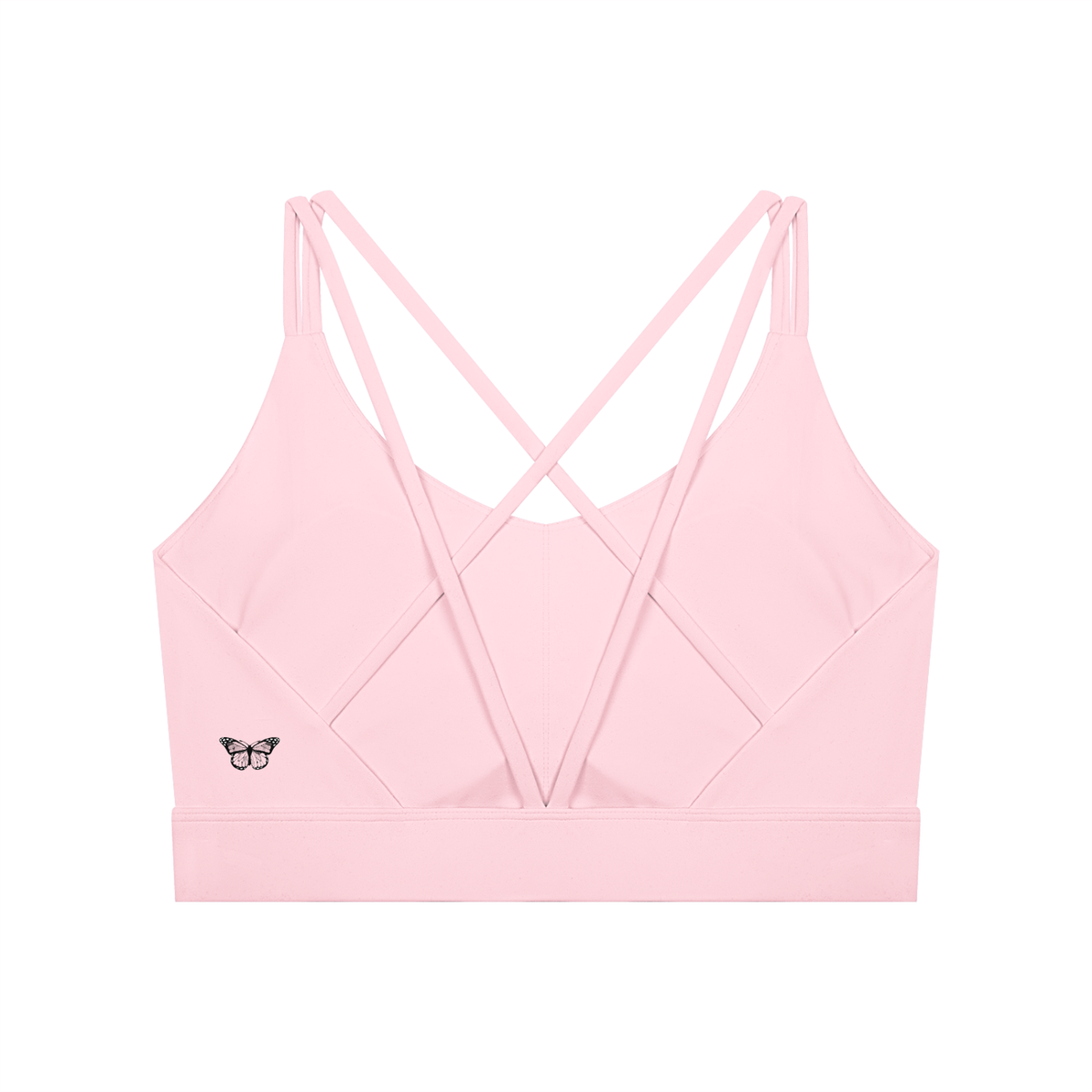 Women's Lycra "WANTED." Yoga Sport Bra