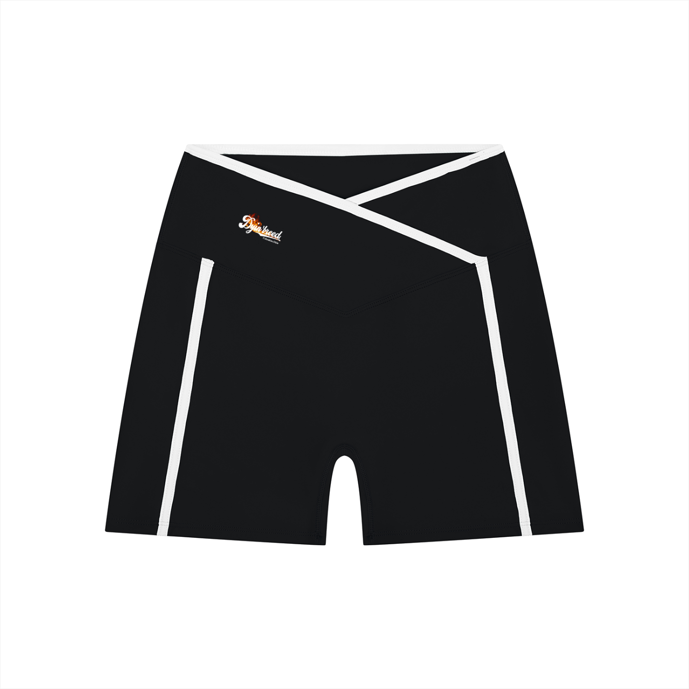 Women’s "BALLPARK." High Rise Color Block Yoga Shorts