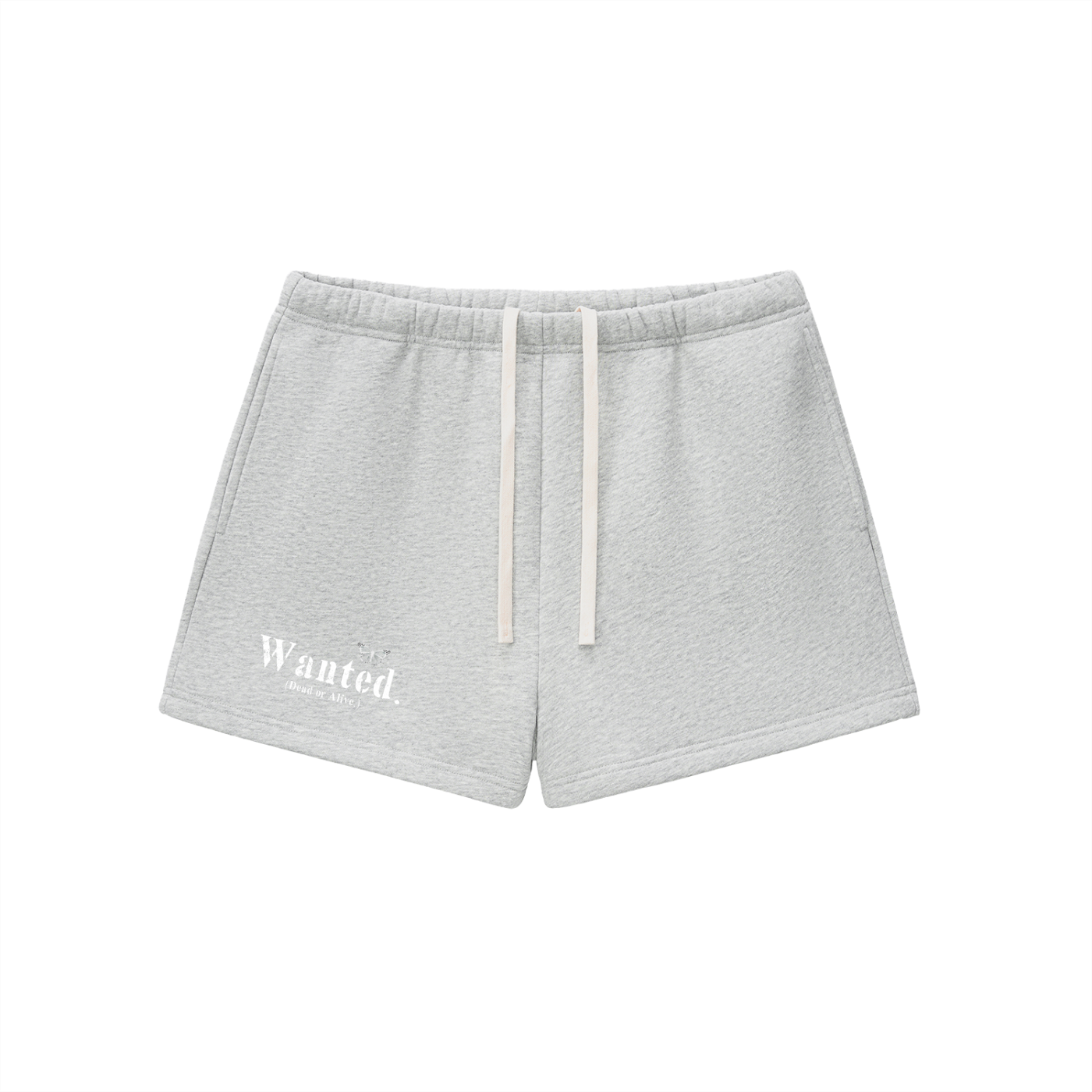 Women's Fleece "WANTED." Sweatshorts