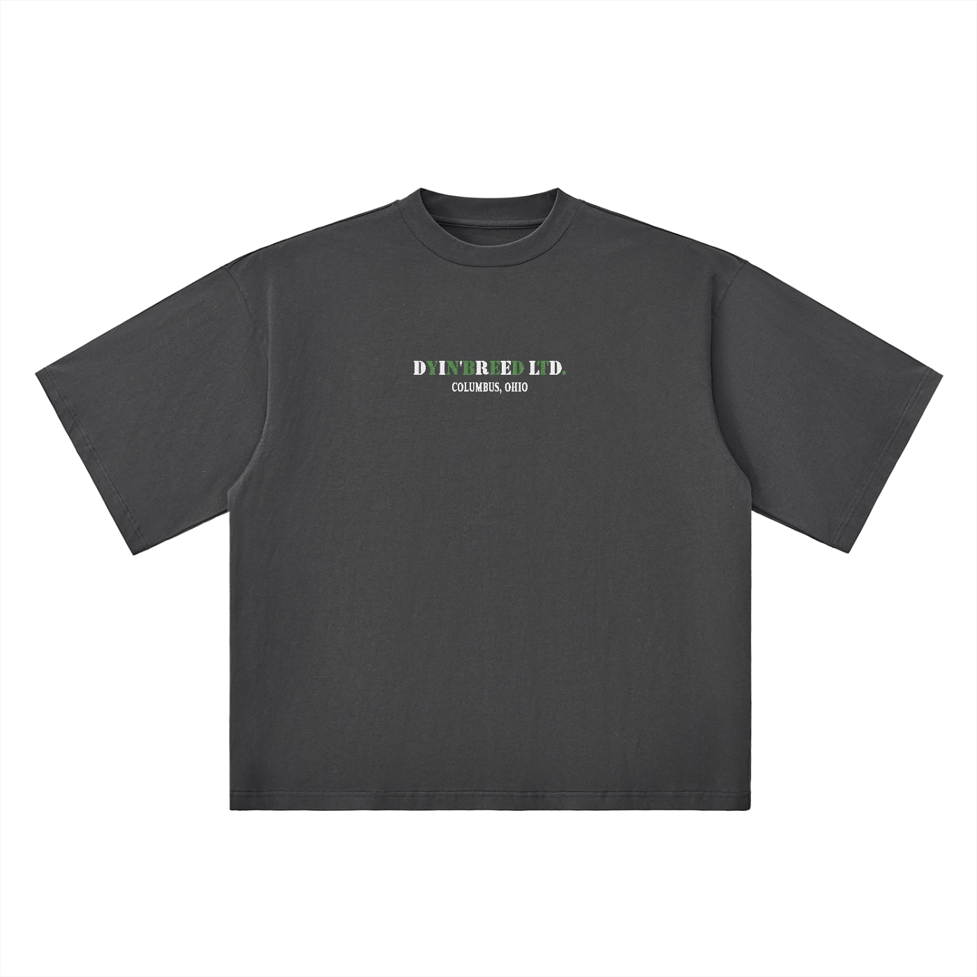 Oversized Drop Shoulder "ARMY." Tee