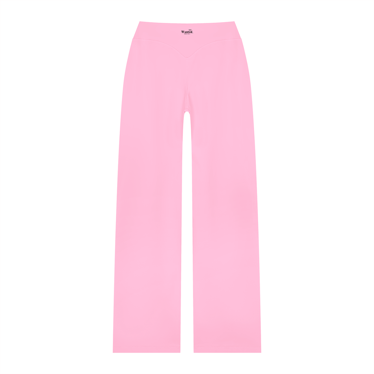 Women's "WANTED." High Waisted Straight Leg Yoga pants