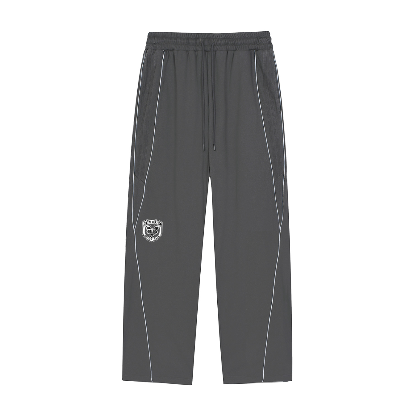 Reflective Striped "SOCCER CLUB." Sweatpants (WhiteOUT.)