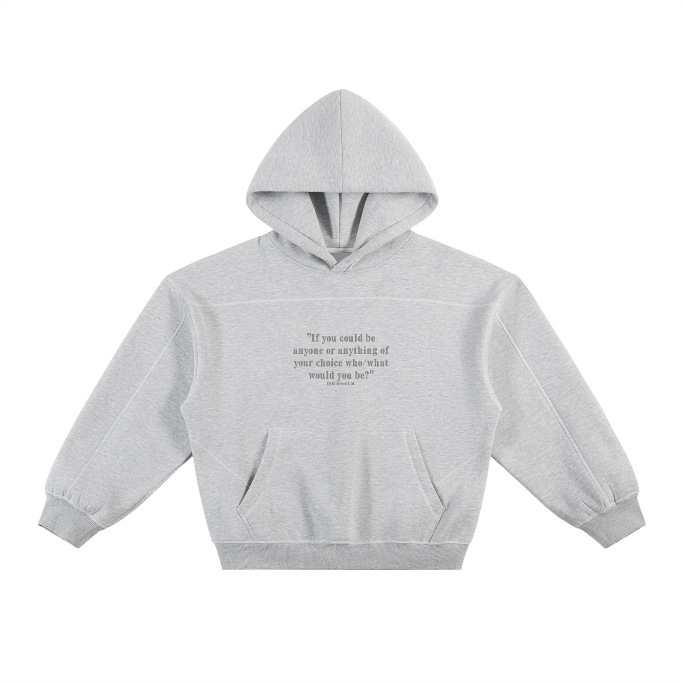"THE COOLEST." Stitched Fleece Hoodie