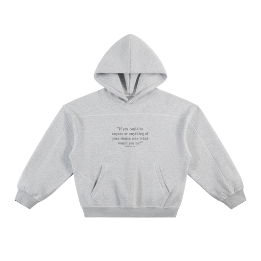 "THE COOLEST." Stitched Fleece Hoodie