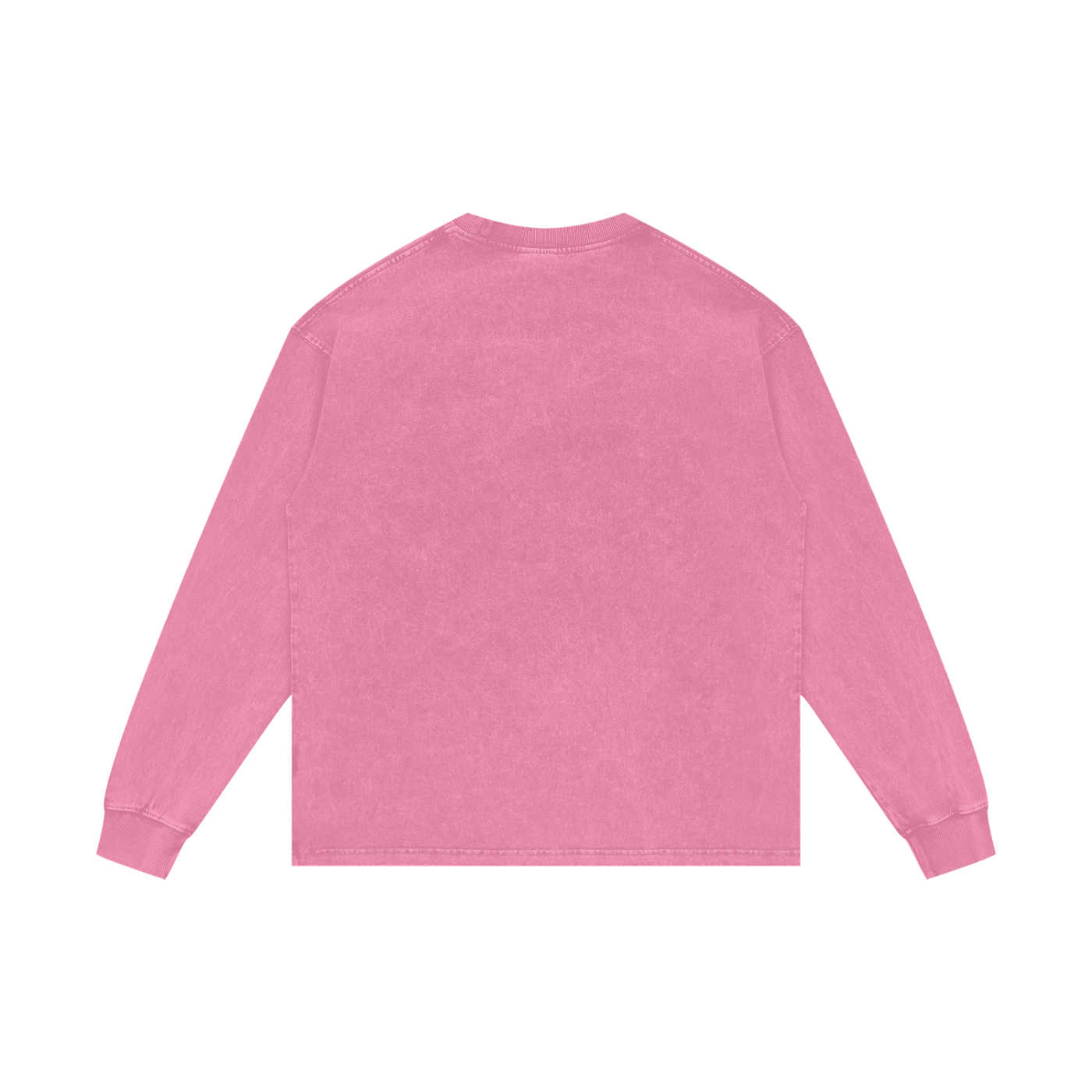 Acid Wash "DEAD OR ALIVE." Oversized Long Sleeve Tee