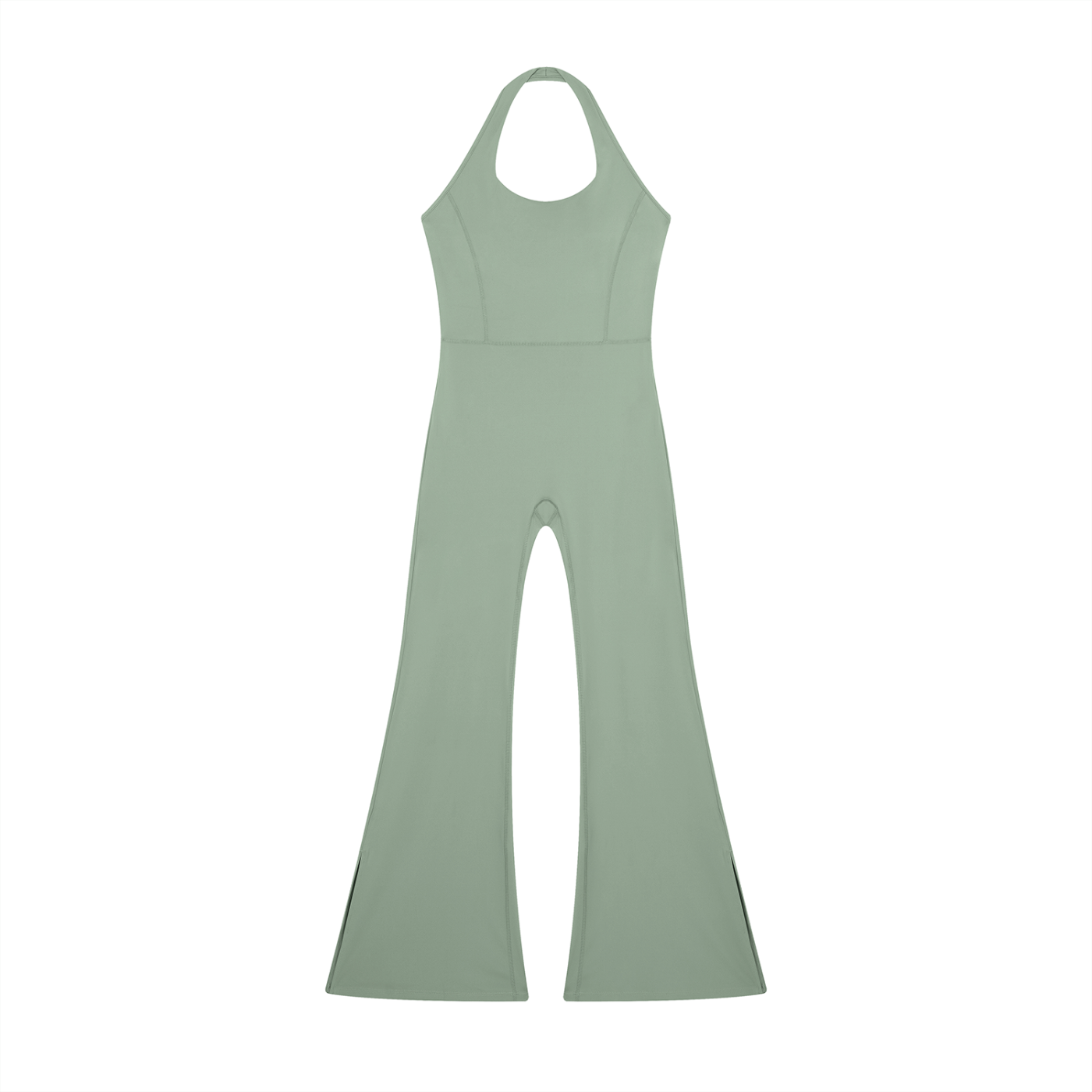 Women’s "WANTED." Halter Flared Jumpsuit