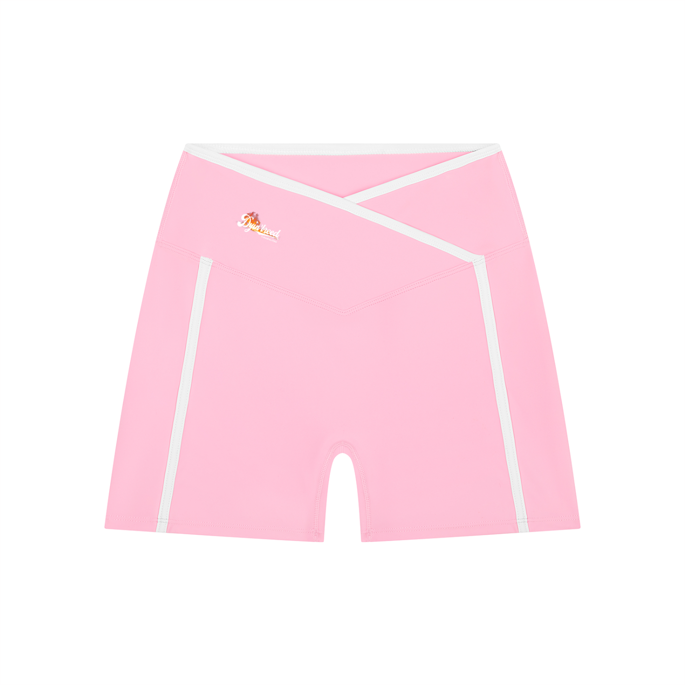Women’s "BALLPARK." High Rise Color Block Yoga Shorts