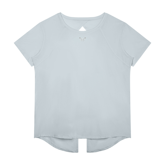 Women's "WANTED."Training Tee (open back)