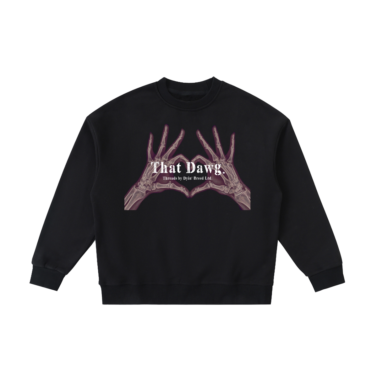 "THAT DAWG." Fleece Kids' Crewneck Sweatshirt