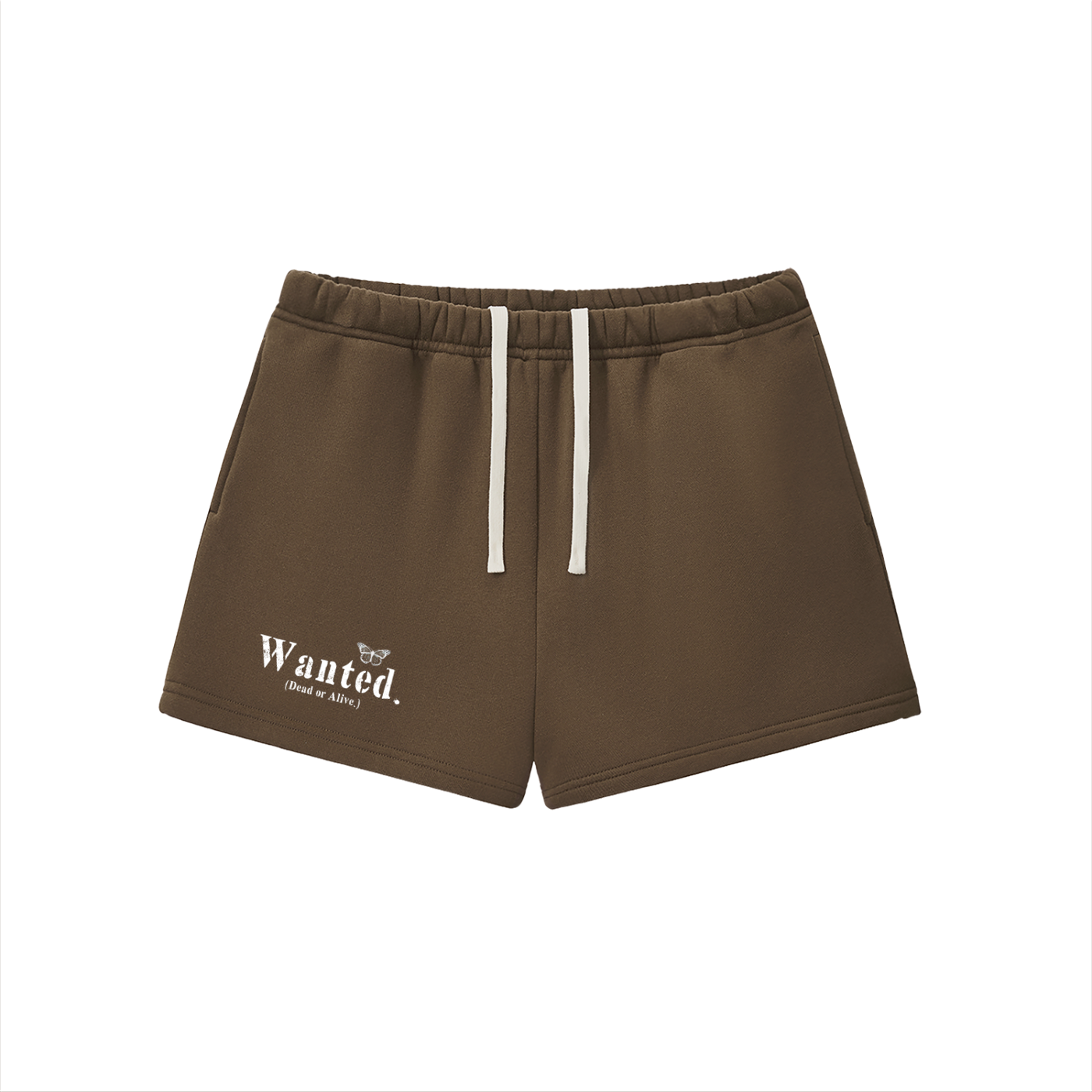 Women's Fleece "WANTED." Sweatshorts
