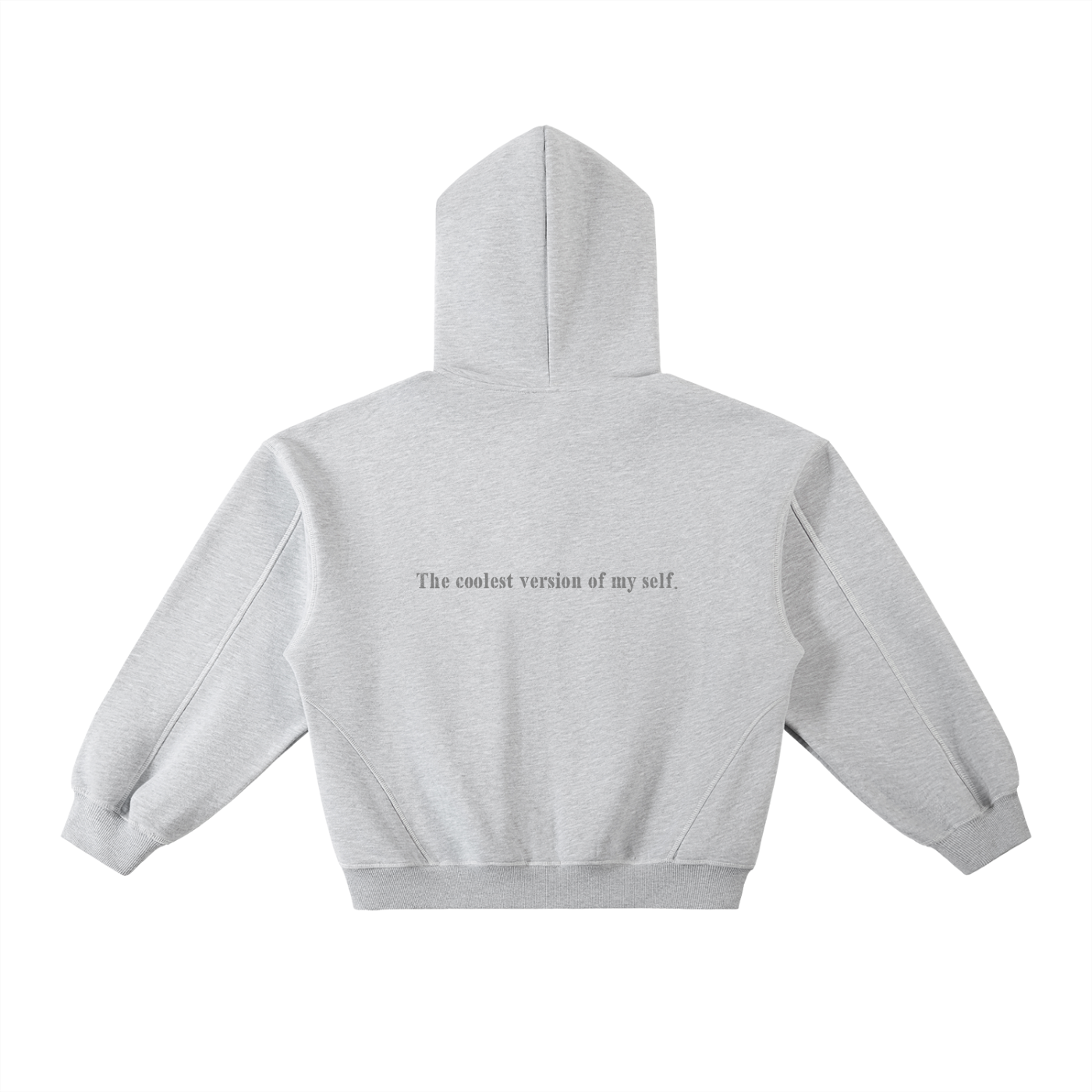 "THE COOLEST." Stitched Fleece Hoodie