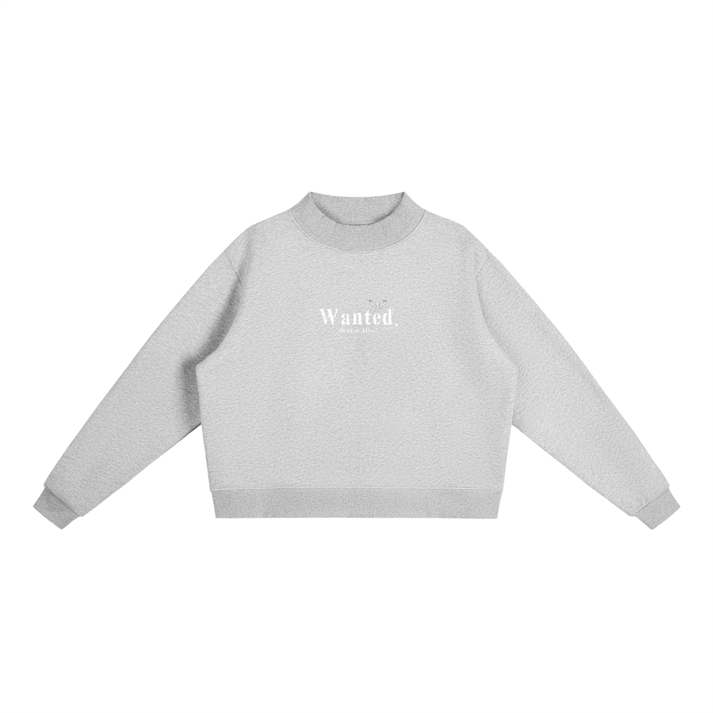 Women's Fleece "WANTED." Sweatshirt