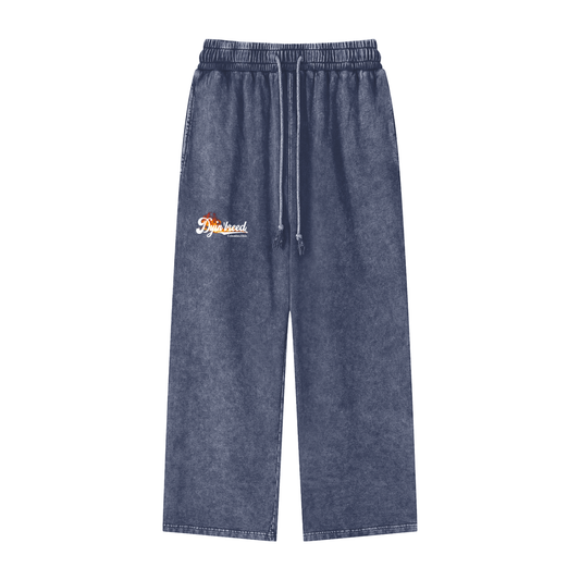 Oversized Acid Wash "POCKET  WATCH." Sweatpants (colors)
