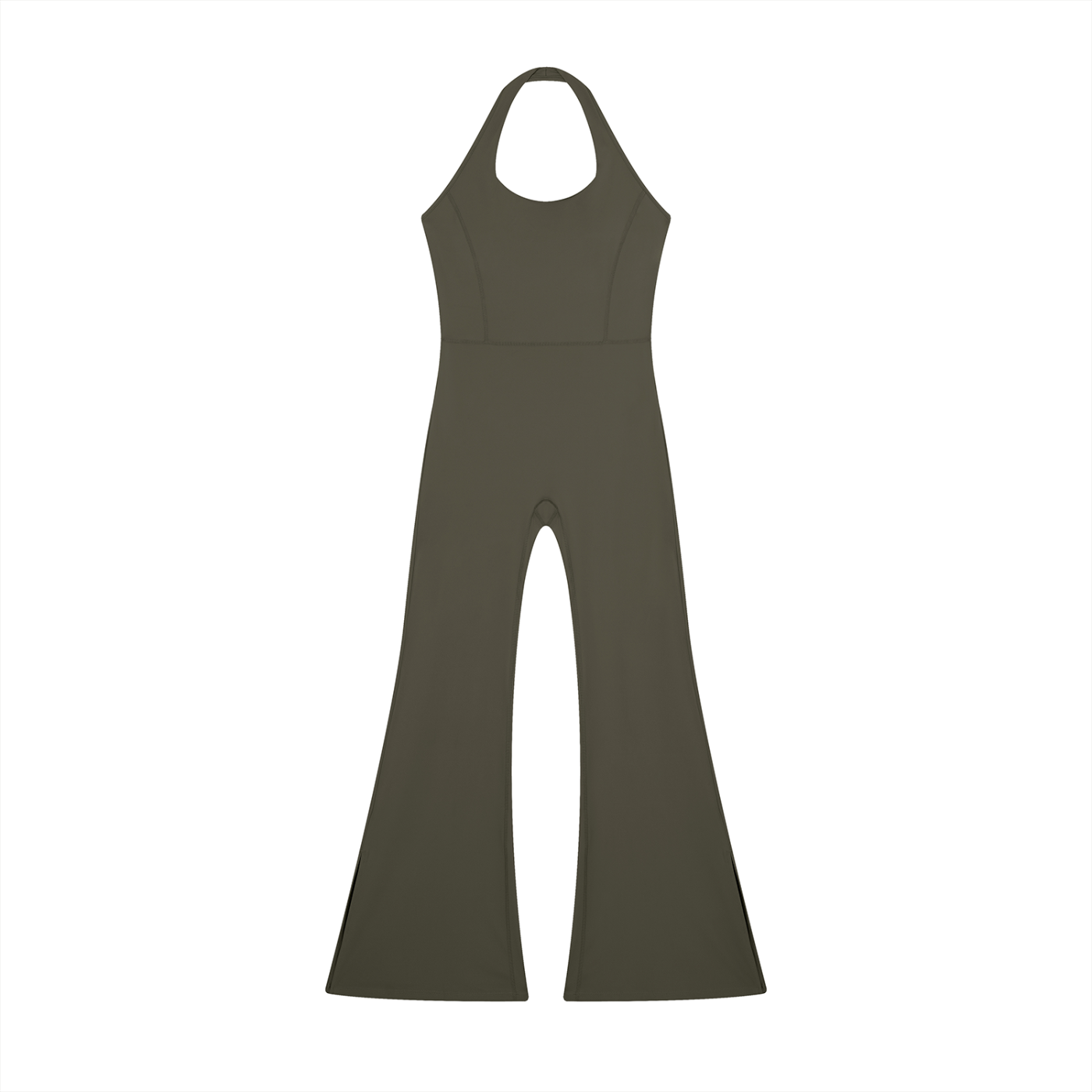 Women’s "WANTED." Halter Flared Jumpsuit