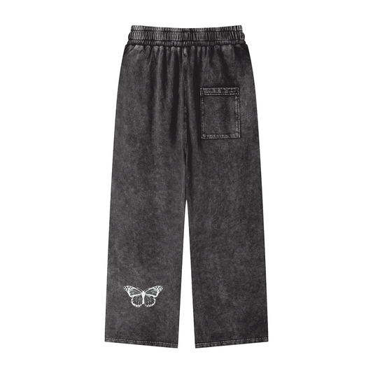 Oversized Acid Wash "POCKET WATCH." Sweatpants