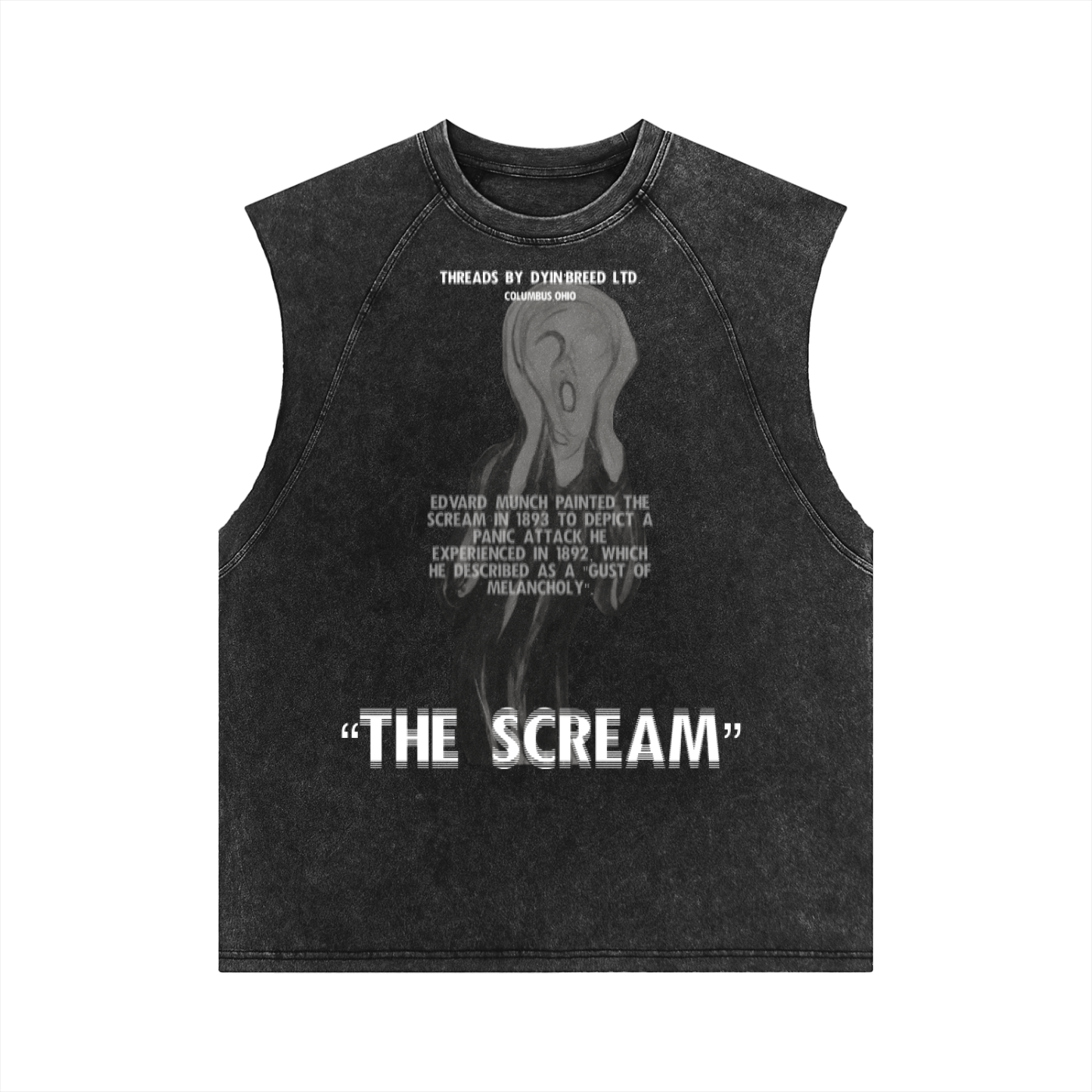 Washed "THE SCREAM." Tank Top