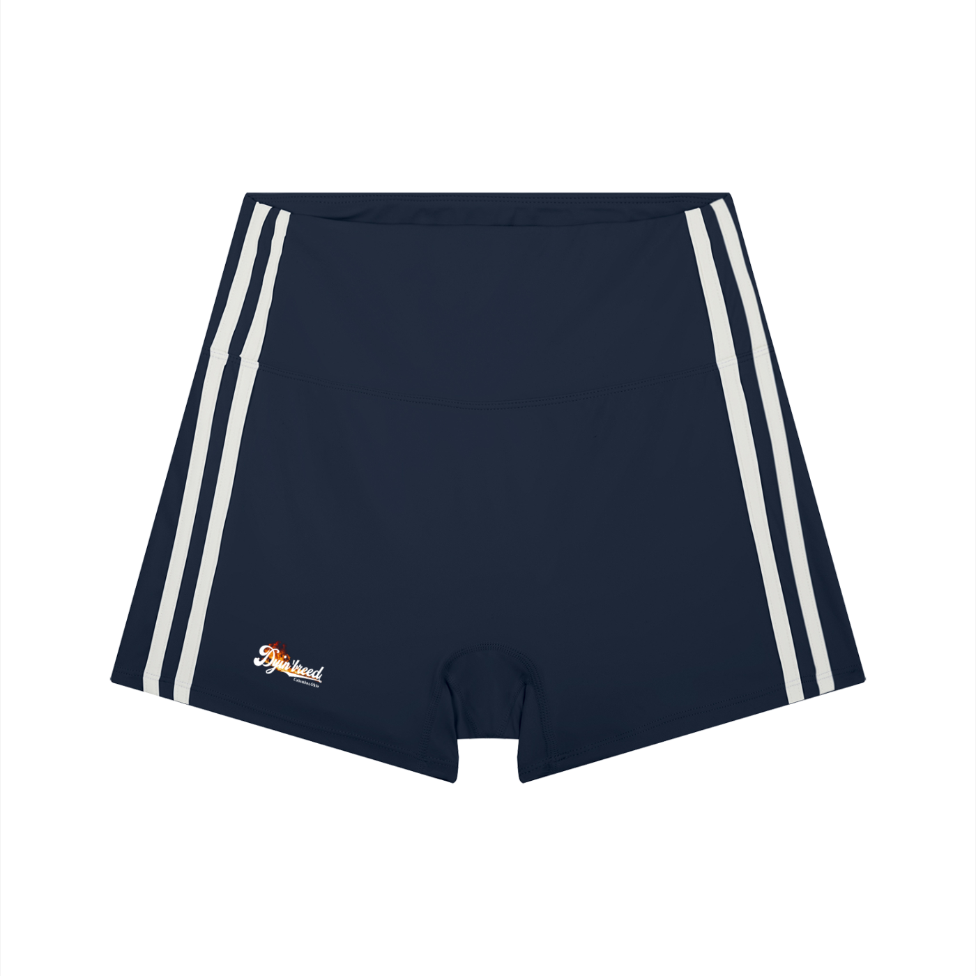 Women’s "BALLPARK." High-Waist Color Block Yoga Shorts