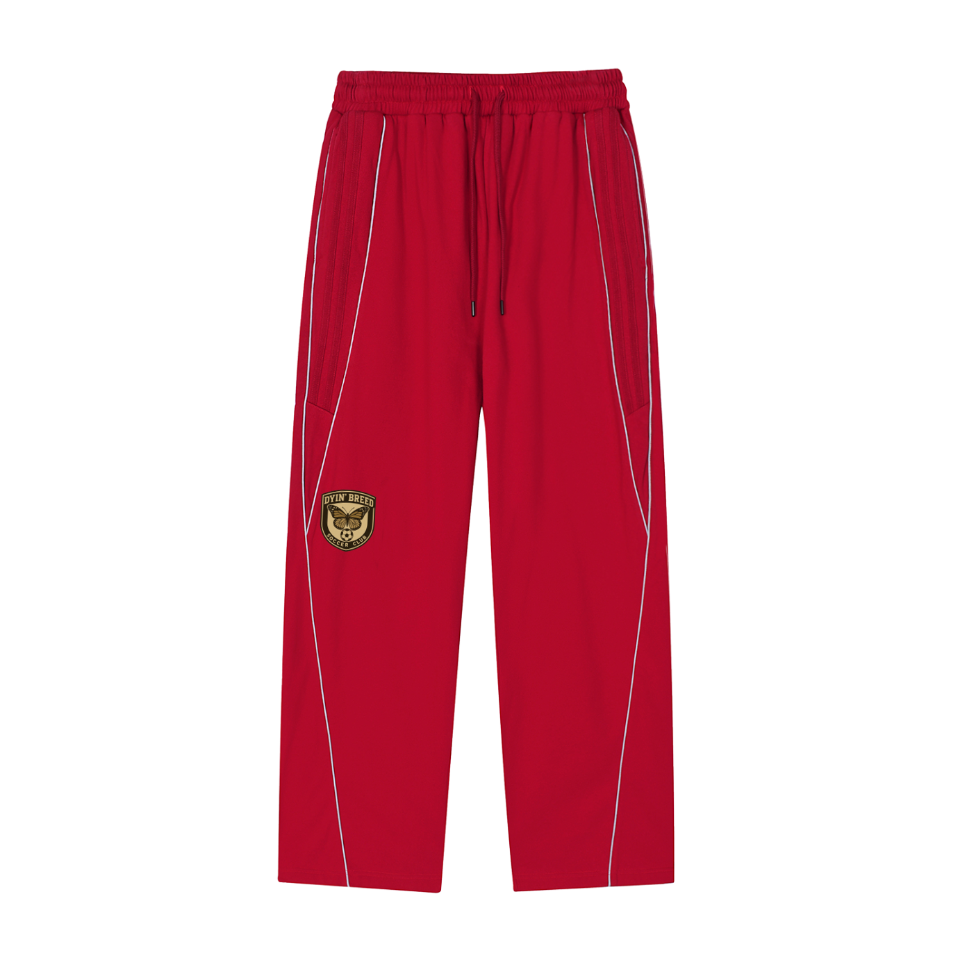 Reflective Striped "SOCCER CLUB." Sweatpants