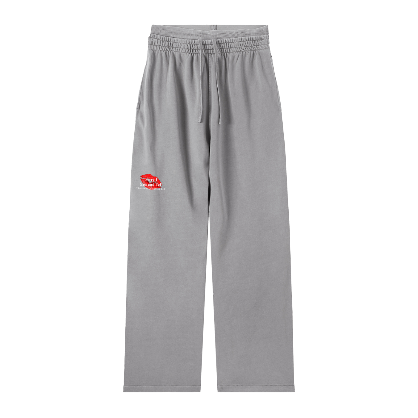 Vintage "KISS N TELL." Double Waist Sweatpants