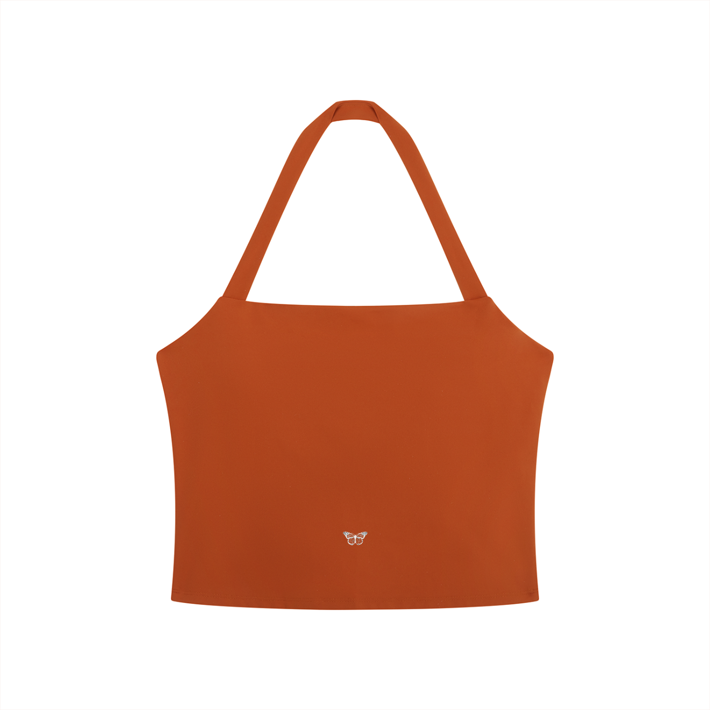 Women's "WANTED." Halter Crop Sports Bra