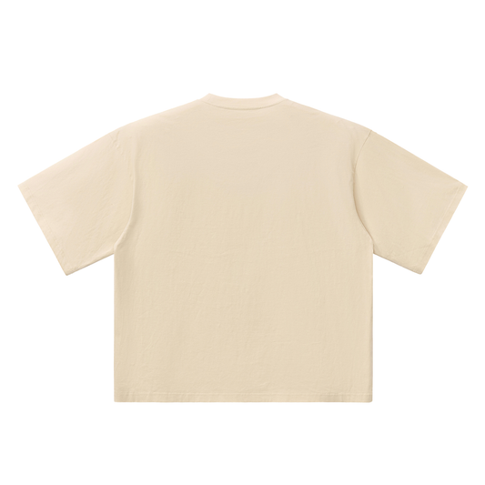 Oversized "CHAOS." Drop Shoulder Tee