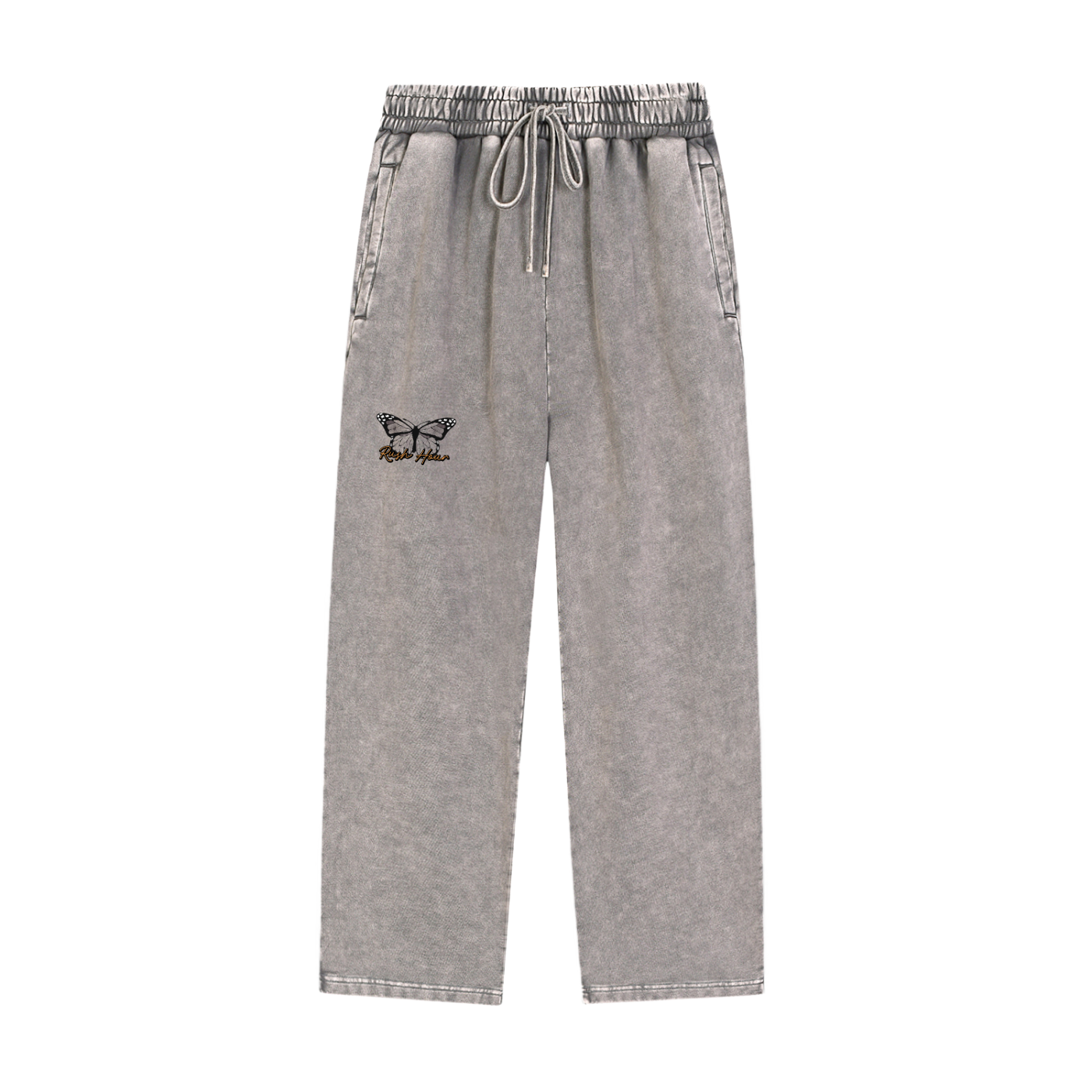 Washed Heavyweight "RUSH HOUR." Sweatpants