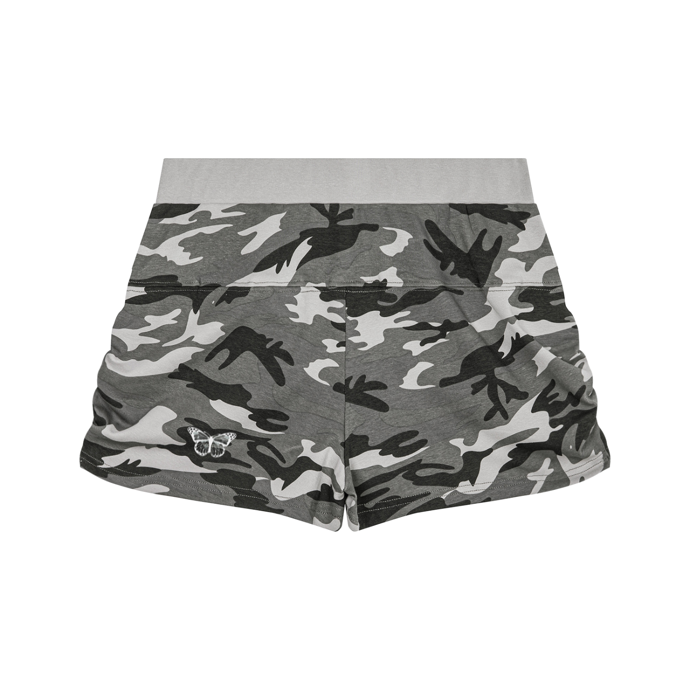 Women's "POCKET WATCH." Camo Shorts