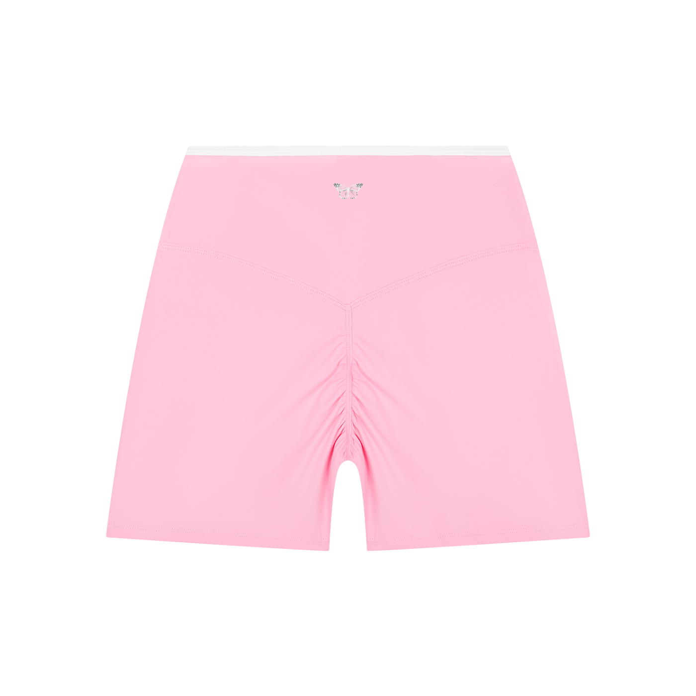Women’s "BALLPARK." High Rise Color Block Yoga Shorts