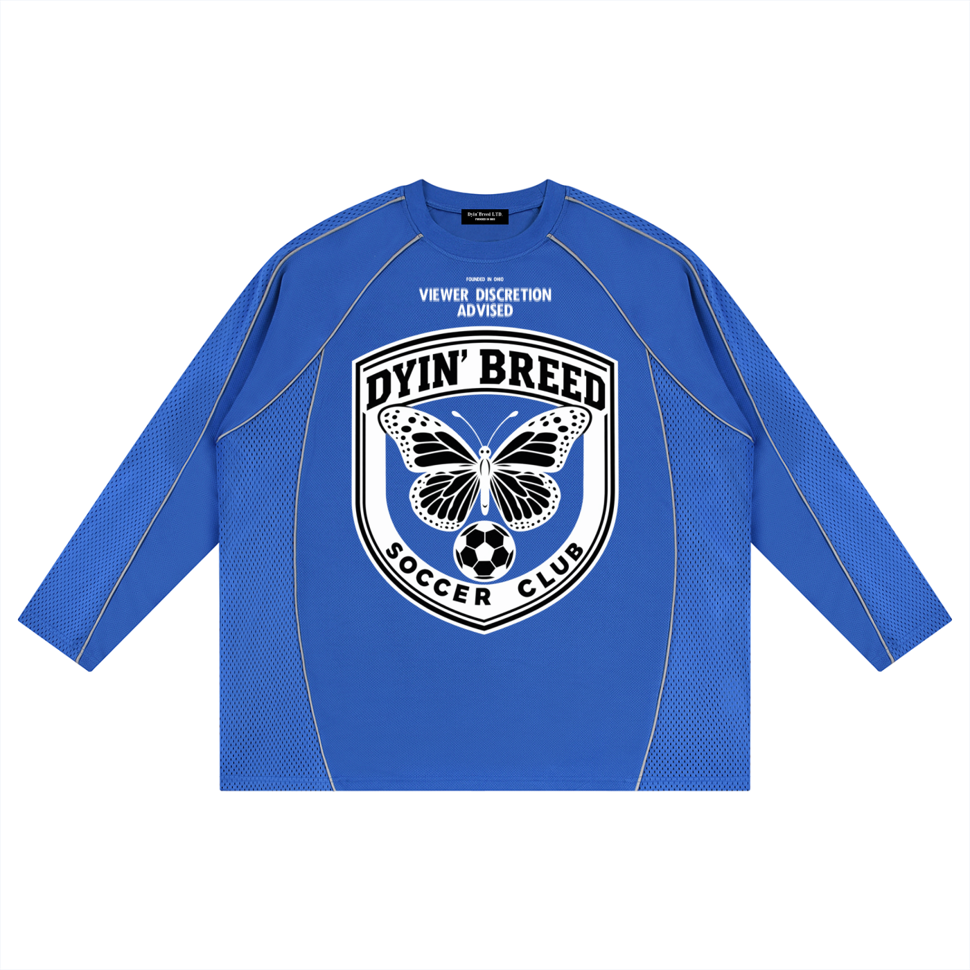 Paneled Raglan "SOCCER CLUB." Jersey