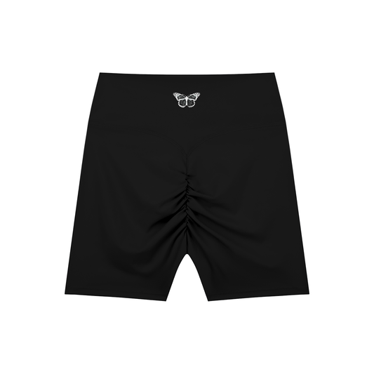 Women's High-Waisted "WANTED." Biker Shorts (+COLORS)