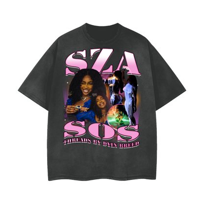 Distressed Vintage SZA "S.O.S." T-Shirt