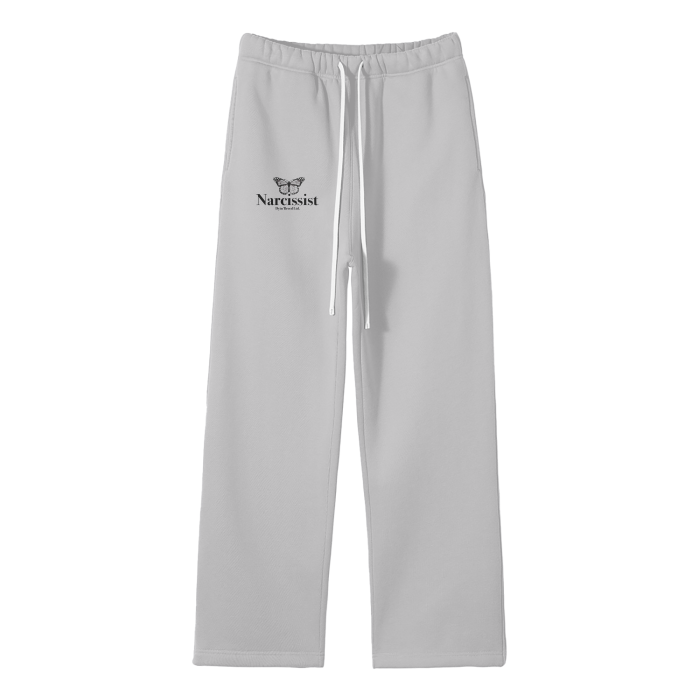 "NARCISSIST" Gray Sweatpants