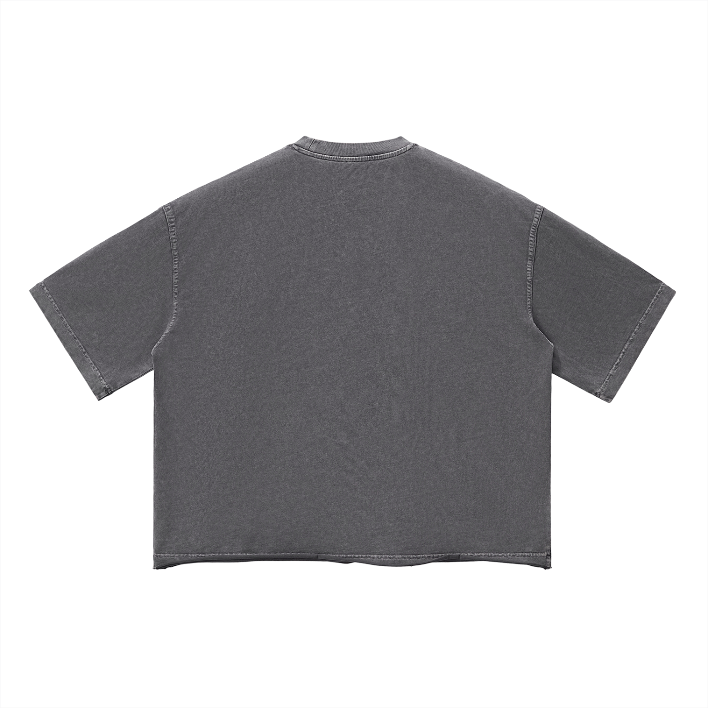 Vintage Wash "BALLPARK." Box Fit Tee (Pink)