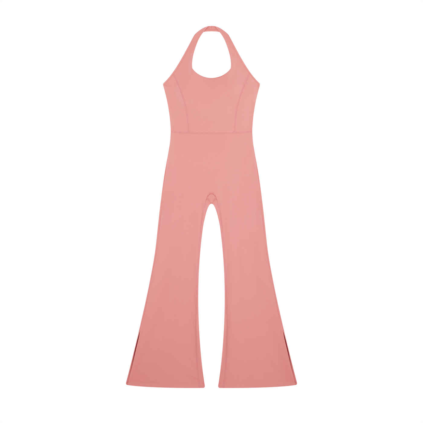 Women’s "WANTED." Halter Flared Jumpsuit