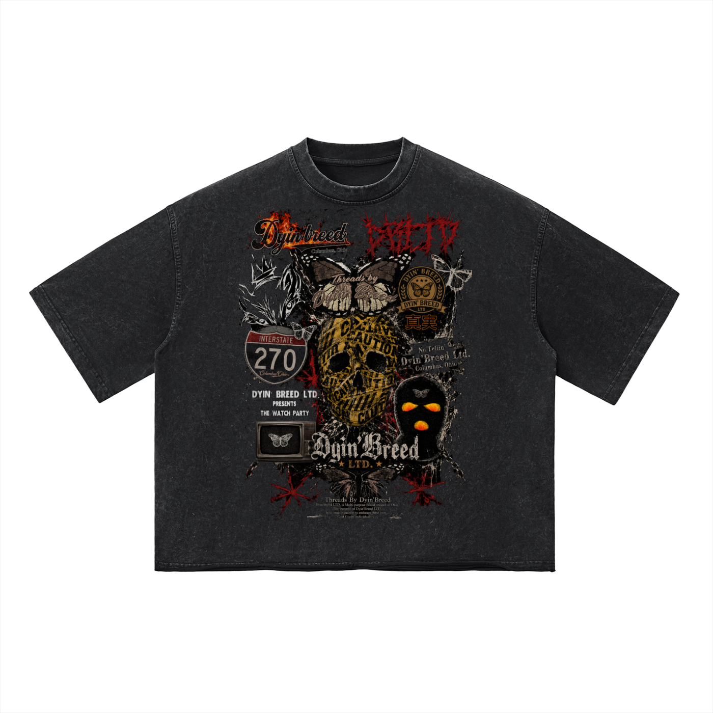 Vintage "CHAOS PT2."  Box Fit Tee