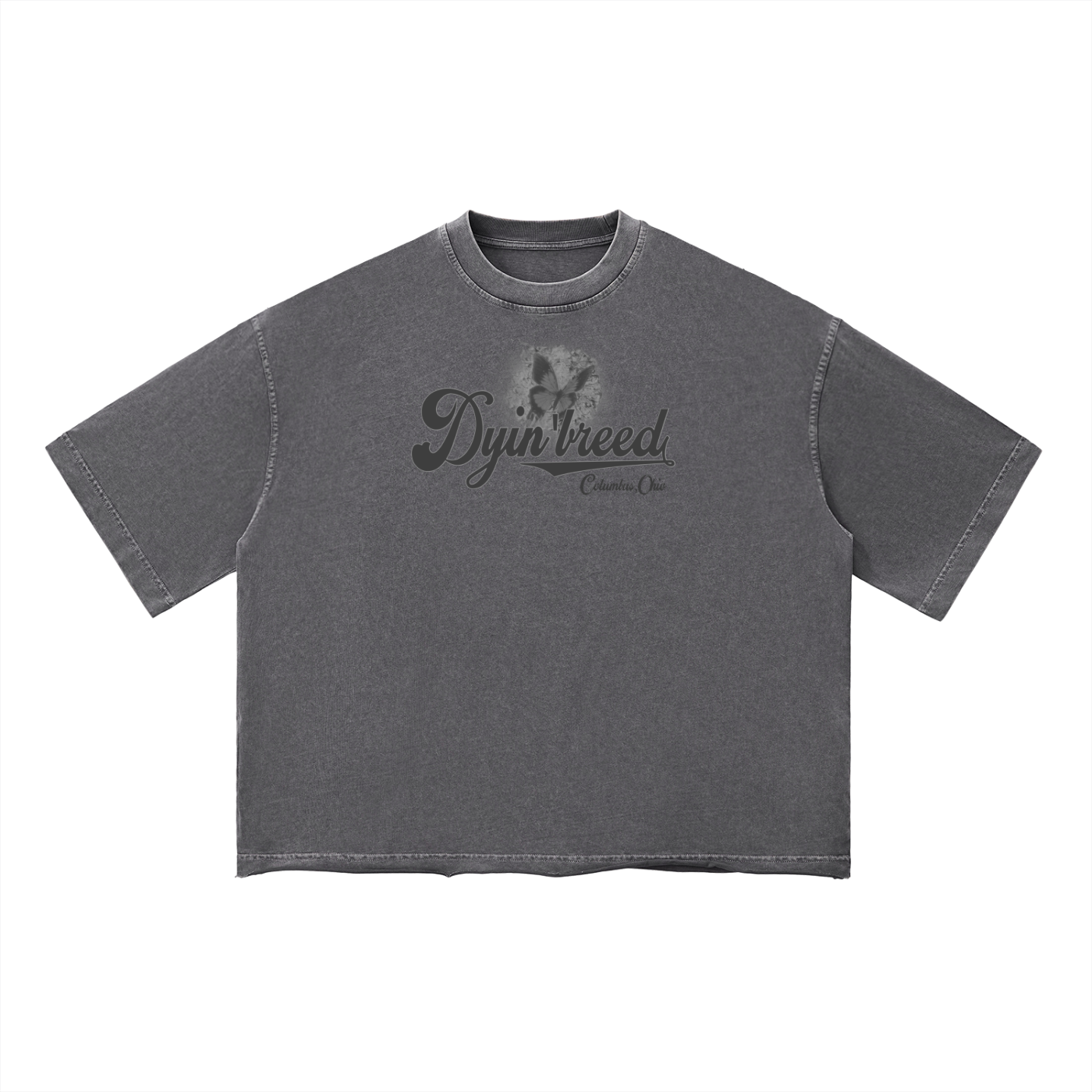 Vintage Wash "BALLPARK."  Box Fit Tee