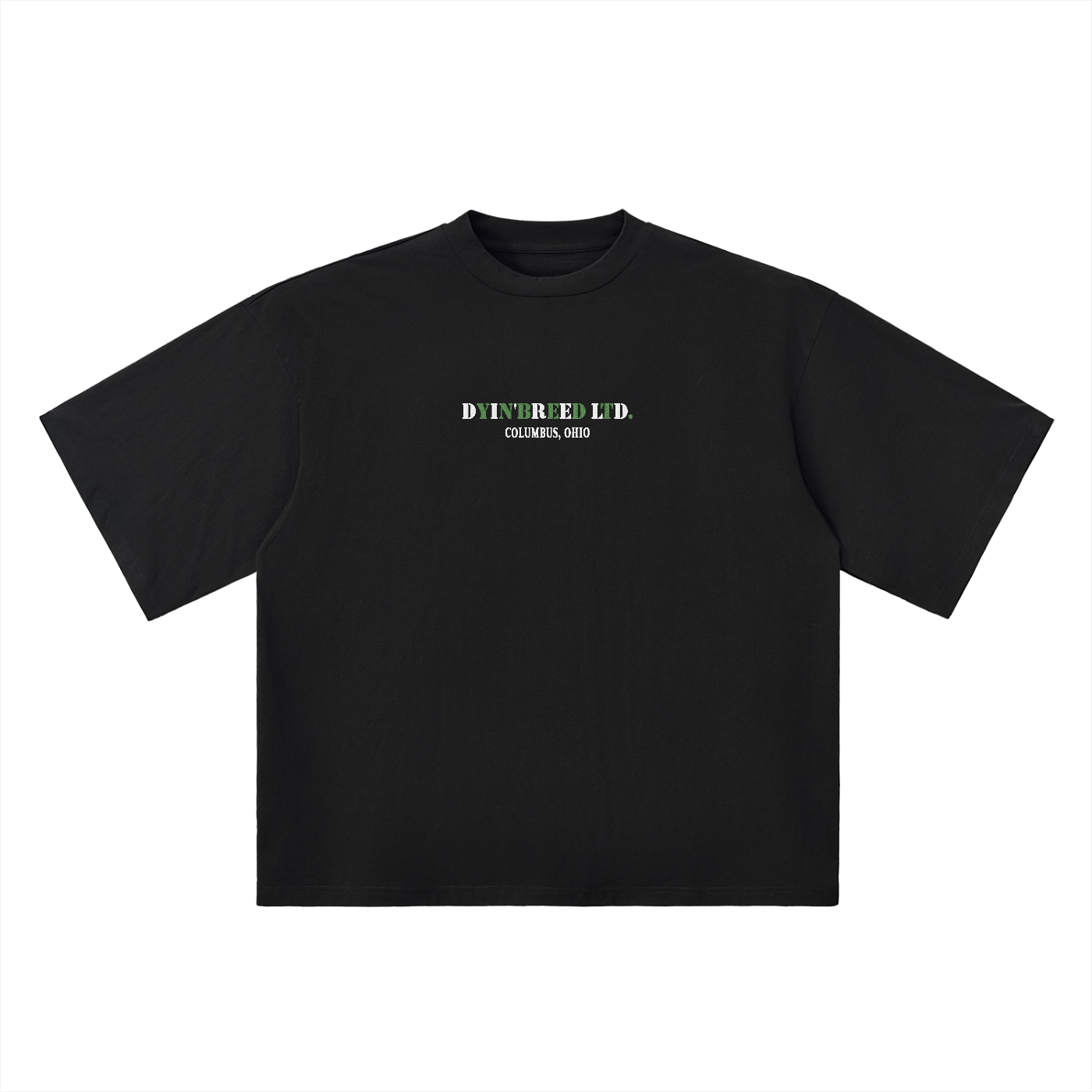 Oversized Drop Shoulder "ARMY." Tee