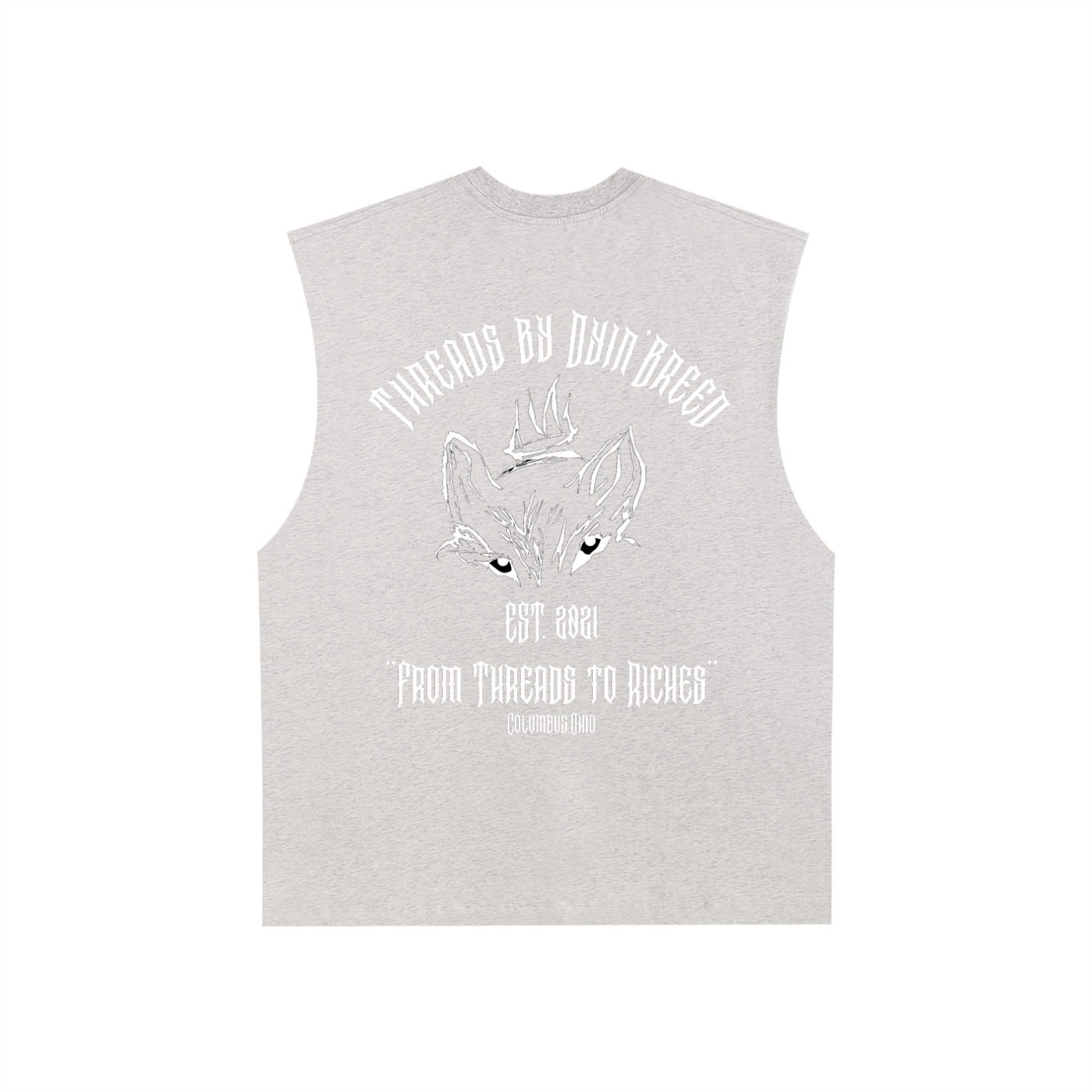 Raw Edge "THREAD TO RICHES." Tank Top