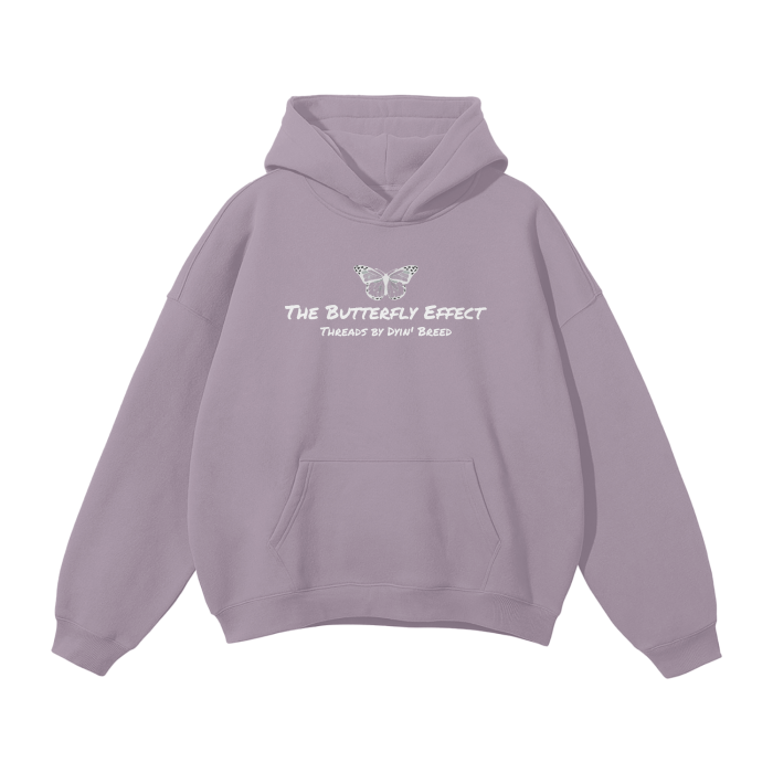 "Butterfly Effect" Oversized Solid Color Hoodie