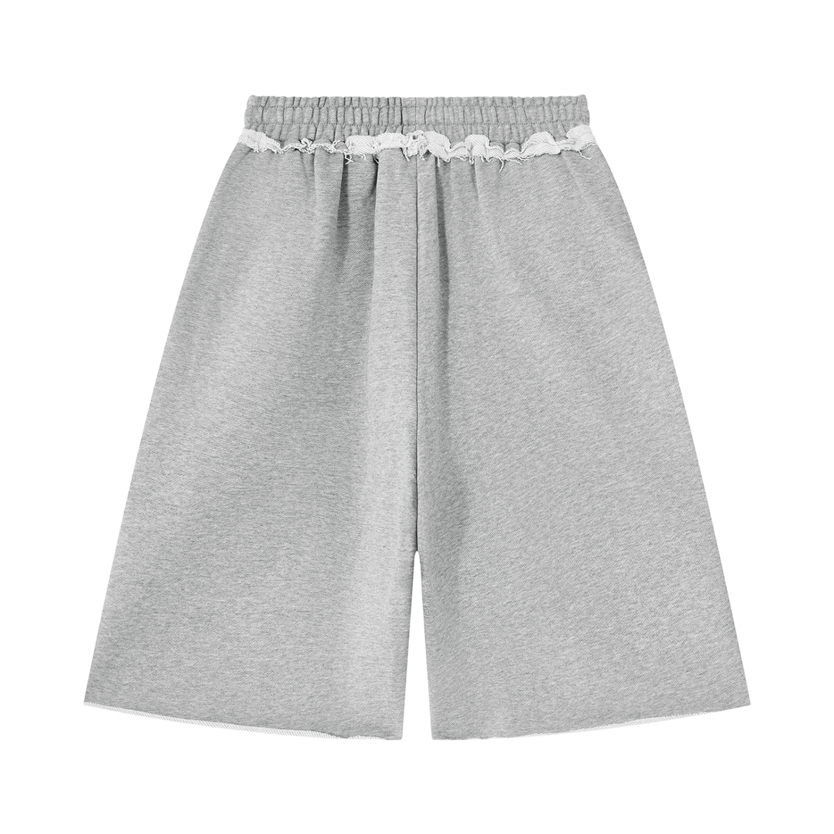 "LOWKEY." Heavyweight Raw Edge Shorts