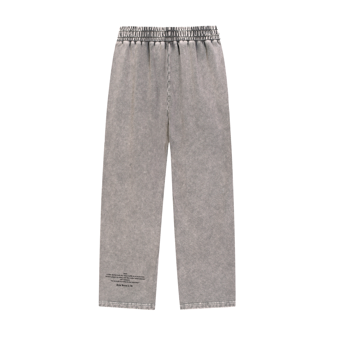 Washed Heavyweight "RUSH HOUR." Sweatpants